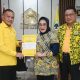 Tina Nur Alam saat sambangi DPP Partai Golkar