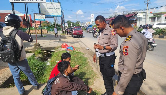 Siswa SIP 53 Gagalkan Aksi Tawuran di Baruga, Satu Remaja dan Sebilah Pisau Diamankan