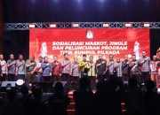 Pj Wali Kota Kendari Hadiri Sosialisasi Maskot, Jingle dan Peluncuran Program Titik Kumpul Pilkada 2024
