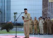 Sekda Sultra Pimpin Apel Gabungan Lingkup Pemprov Sultra