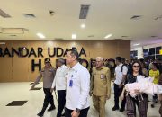 Mewakili Pj Gubernur, Sekda Sultra Bersama Forkopimda Tingkat I Lakukan Penjemputan Kepala BNN RI