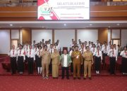 Silaturahmi dengan Calon Paskibraka Provinsi Sultra, Pj. Gubernur: Jadilah Pemimpin yang Berintegritas