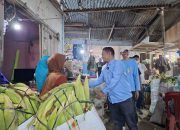 Balon Gubernur Sultra Jurni Sapa Masyarakat di Pasar Baruga Kendari