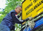 Dorong Perilaku Tertib Berlalu Lintas, Jasa Raharja Bersama Komunitas Motor Tomohon Gelar Safety Riding dan Pembersihan Rambu Lalu Lintas