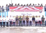 Amankan Pelaksanaan Pilkada 2024, Polresta Kendari Gelar Simulasi Sispamkota Kendari