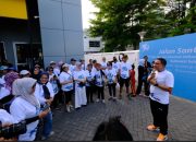 HUT 56 Sinergi Lestari, Purnabakti PT Vale Antusias Jalan Santai dan Bersihkan Lingkungan di Losari