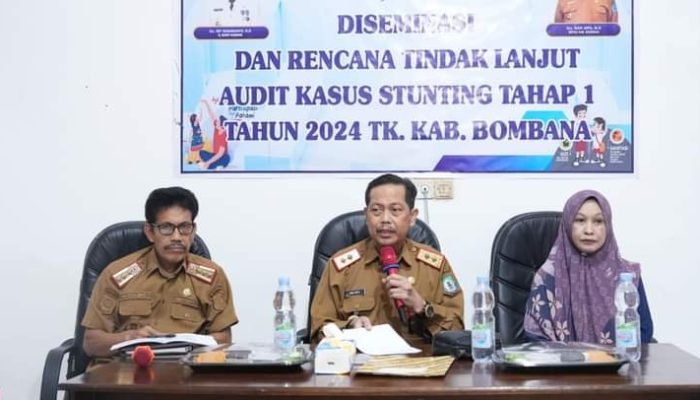 TPPS Bombana Gelar Pertemuan Diseminasi Audit Stunting 1 Tahun