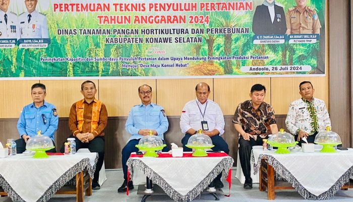 Bupati Konsel Dorong Penyuluh Pertanian Jadi Garda Terdepan Peningkatan Produksi