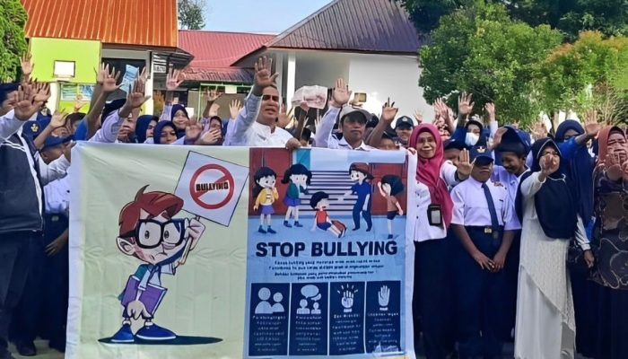 Marak Kasus Perundungan Pelajar, DP3A Sambangi SMPN 5 Kendari, Kampanyekan Stop Bullying