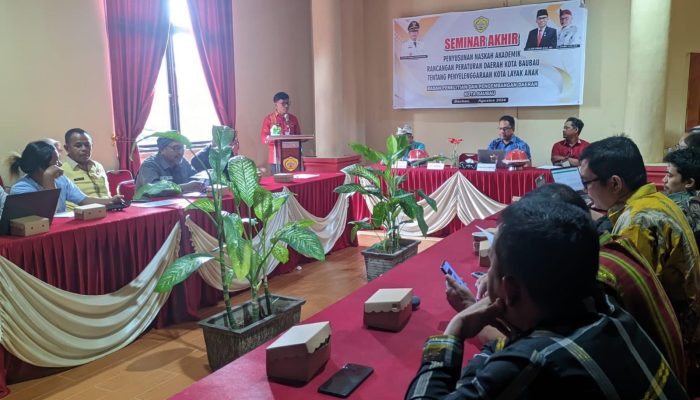 Pemkot Baubau Rampungkan Naskah Akademik Raperda Kota Layak Anak