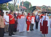 Meriahkan HUT ke-79 RI, Pemkot Kendari Gelar Gerak Jalan Tingkat SD dan SMP se Kota Kendari