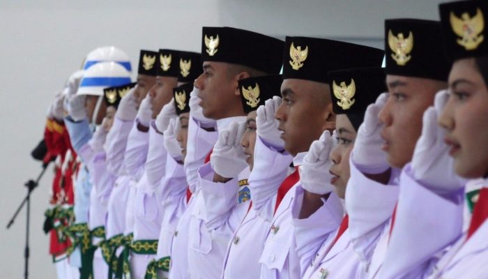 43 Anggota Paskibraka Kota Kendari Resmi Dikukuhkan