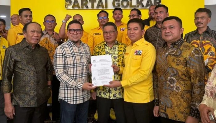 Partai Golkar Resmi Usung Irham Kalenggo dan Wahyu Ade Pratama Imran di Pilkada Konsel 2024