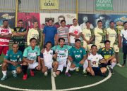 Laga Futsal Persahabatan Kejari dan PWI Konsel Berakhir Imbang