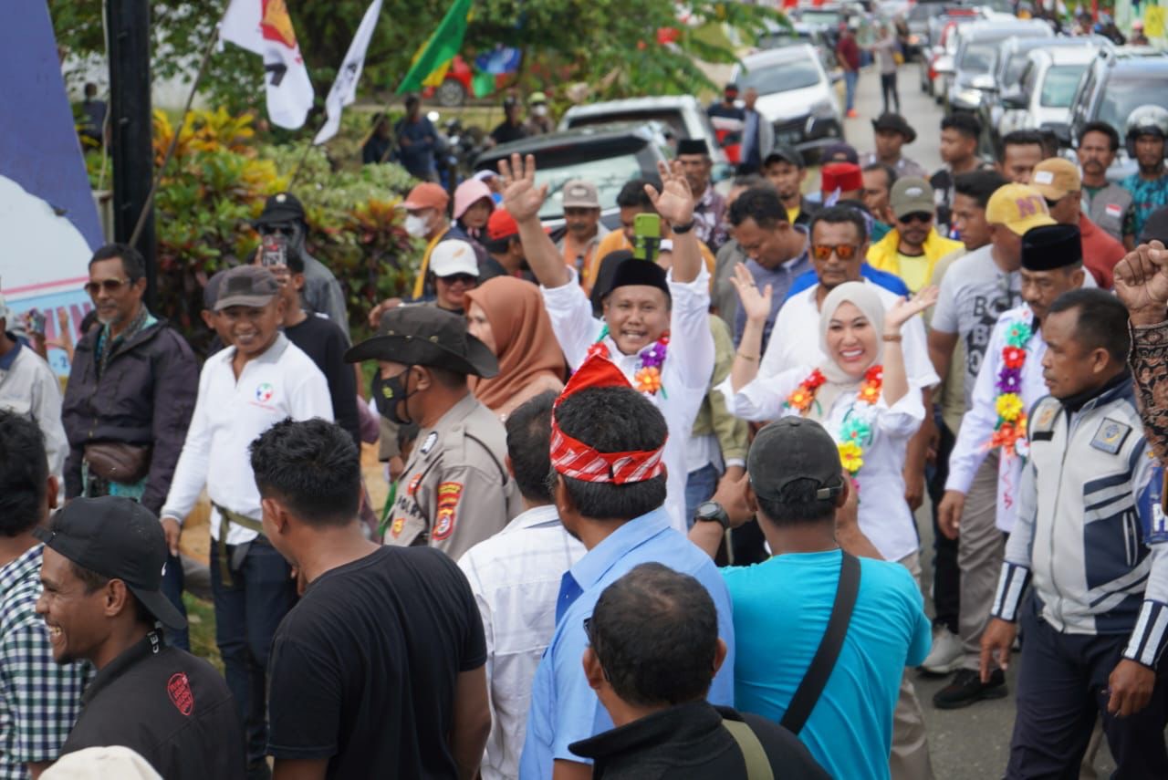 Paslon Bupati dan Wakil Bupati Mubar, La Ode Darwin dan Ali Basa