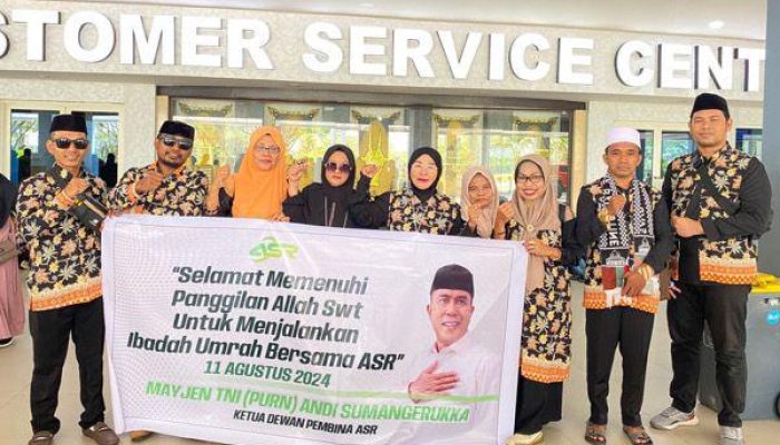 Andi Sumangerukka Berangkatkan Pemenang Hadiah Umrah Gelombang Pertama ke Tanah Suci