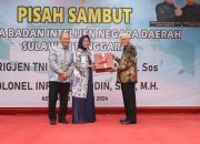 Sekda Sultra Wakili Pj Gubernur Hadiri Pisah Sambut Kabinda Sultra 