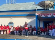 Sekda Sultra Lepas 10.000 Orang Peserta Barisan Kirab Kebangsaan dari Kepanitiaan Lintas Institusi
