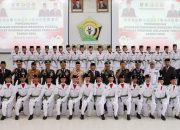 Pj Gubernur Sultra Kukuhkan 43 Anggota Paskibra Provinsi Sultra