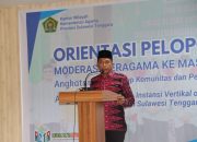 Kakanwil Kemenag Sultra : Moderasi Beragama Indikator Kerukunan dan Pembangunan Keumatan