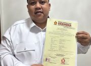 Pasangan Yudhi-Nirna Resmi Terima B1KWK Partai Gerindra Maju Pilwalkot Kendari