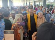 Ribuan Simpatisan Jemput Kedatangan AJP di Kota Kendari Usai Amankan B1-KWK Partai Golkar