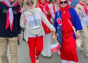 Disdagkop dan UKM Kota Kendari Ikuti Karnaval Juang dalam Memeriahkan HUT ke-79 RI