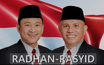 Calon bupati dan wakil bupati konsel, Radhan-Rasyid