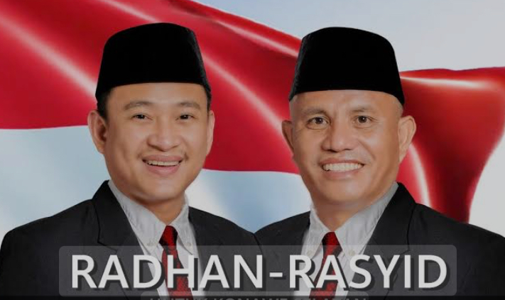 Calon bupati dan wakil bupati konsel, Radhan-Rasyid