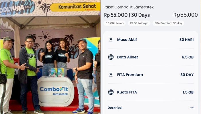 Permudah Akses Layanan Kesehatan, BPJAMSOSTEK Hadirkan Paket ComboFit di My Telkomsel