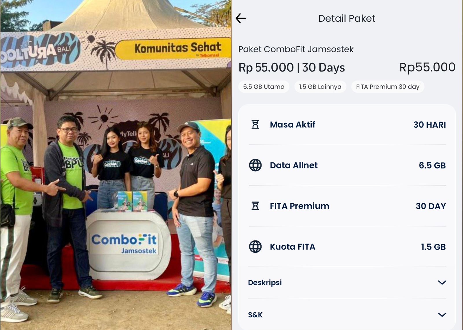 Paket bundling ComboFit Jamsostek