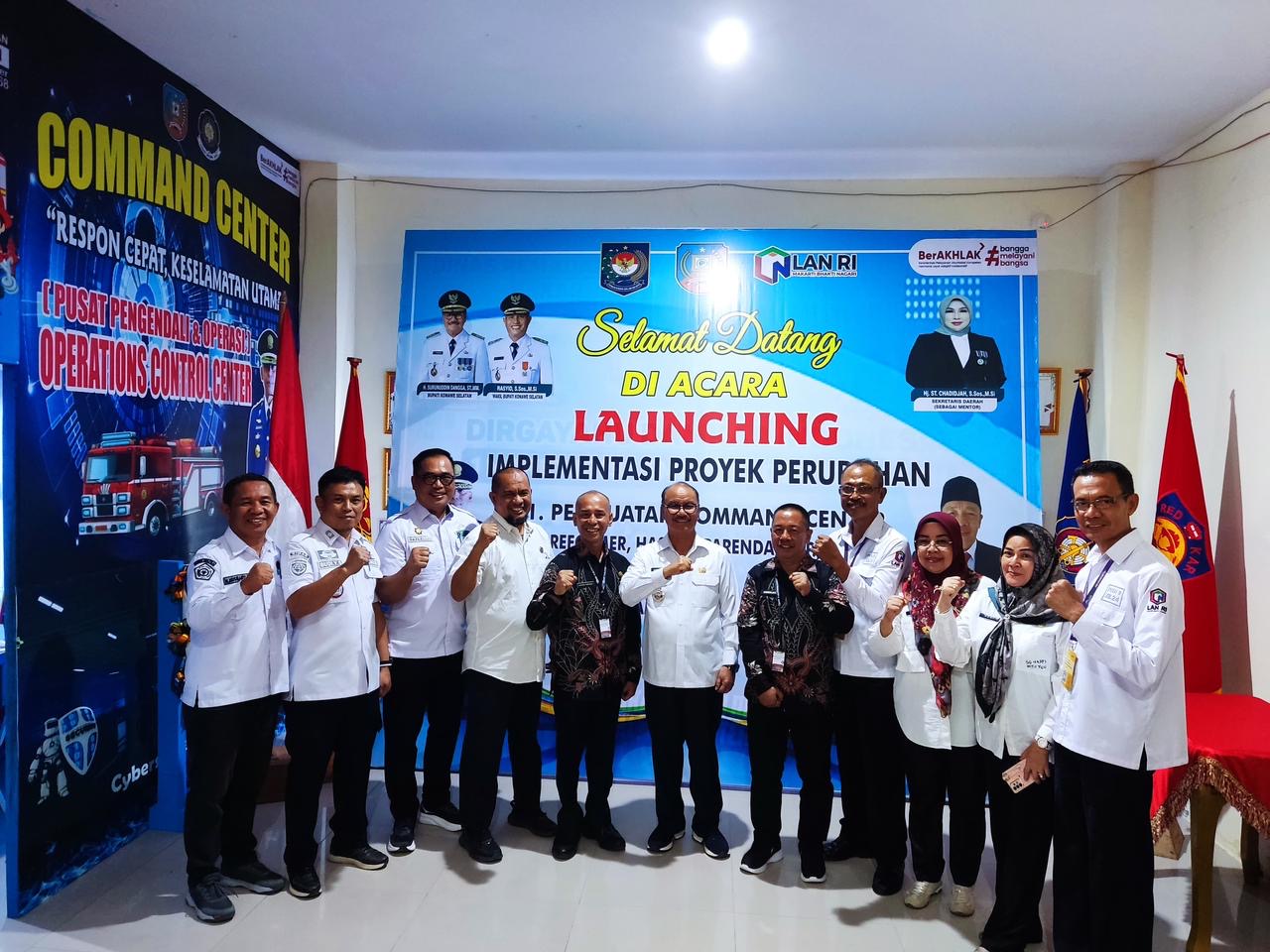 Peresmian Command Center dan Klinik Badan Usaha Milik Desa