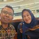 La Ode Basir bersama calon gubernur Sultra, Tina Nur Alam