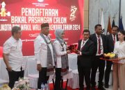 Didukung Tiga Parpol, Pasangan Giona-Subhan Resmi Daftar di KPU Kendari