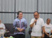 Resmi Berpasangan Untuk Pilkada Konawe, Harmin Ramba-Dessy Indah Rahmat Mulai Perkenalan di Puday Wonggeduku