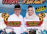 Deklarasi Pasangan Cabub Konawe Harmin-Dessy Bertabur Hadiah