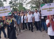 Diiringi Ribuan Simpatisan Saat Mendaftar di KPU, Ruksamin-Safei Optimis Memenangkan Pilgub Sultra