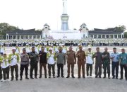 Pj Wali Kota Kendari Hadiri Apel Siaga Pengawasan Pemilu Serentak 2024