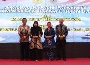 Wakili Pj Gubernur, Sekda Sultra Hadiri Pisah Sambut Danlanal Kendari 