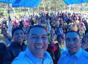Pasangan AJP-ASLI Janjikan Beasiswa Gratis dan Jalan Mulus Saat Kampanye di  Kecamatan Abeli 