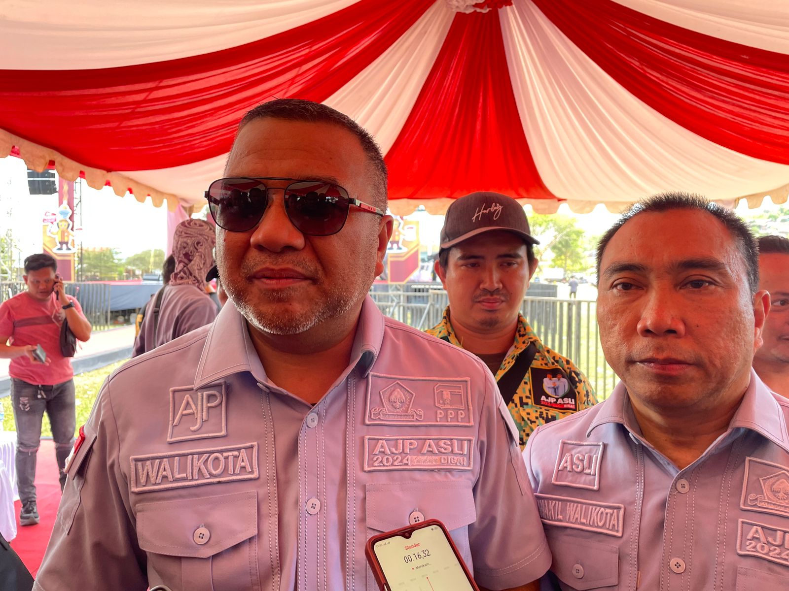 Pasangan Calon Wali Kota dan Wakil Wali Kota Kendari, Aksan Jaya Putra-Andi Sulolipu