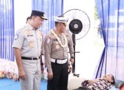 Peringati HUT ke-69 Lalu Lintas Bhayangkara, Korlantas Polri Bersama Jasa Raharja Gelar Bakti Sosial di Kuningan Jawa Barat