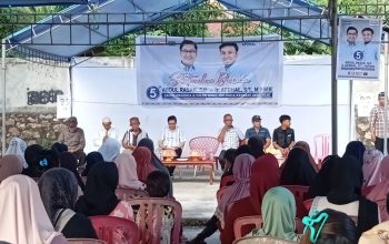 Suasana kampanye Abdul Rasak di Kelurahan Kendari Caddi, Kecamatan Kendari