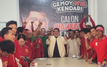 Calon Wali Kota Kendari, Yudhianto Mahardika bersama Komunitas Maluka Satu Rasa