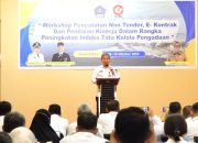 Wakili Pj Wali Kota, Sekda Kota Kendari Buka Workshop Pencatatan Non Tender, E- Kontrak dan Penilaian Kinerja
