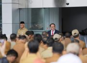 Pimpin Apel Gabungan Lingkup Pemprov Sultra, Pj Gubernur Tekankan Netralitas ASN