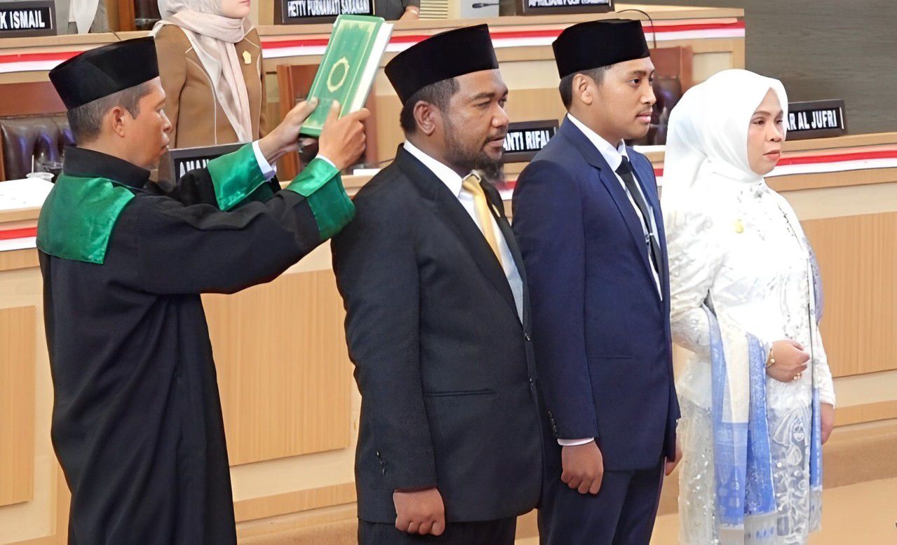 Pelantikan Ketua DPRD dan Wakil Ketua DPRD Kota Kendari periode 2024—2029