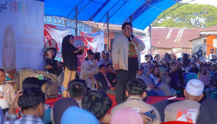 Sambangi Kecamatan Kendari Barat, Paslon Yudhi-Nirna Kampanyekan 7 Program Menyala