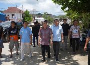 Cek Tanggul Roboh Pasca Banjir di Lasolo, Paslon AJP-ASLI: Ini PR Kami Ketika Terpilih Wali Kota Kendari