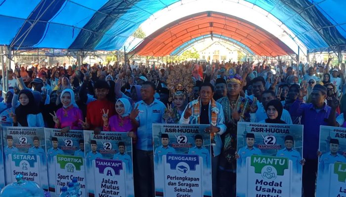 Kampanye di Mawasangka Tengah, Paslon ASR-Hugua Dapat Dukungan dari Tokoh Masyarakat